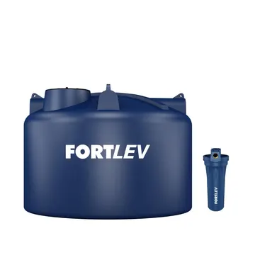 Tanque Polietileno 10.000l + Filtro Para Caixa D'água Fortlev
