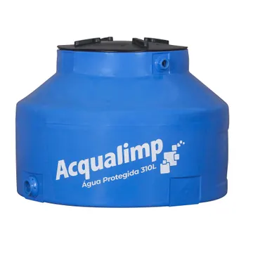 Caixa d'Água 310L em Polietileno Água Protegida Acqualimp